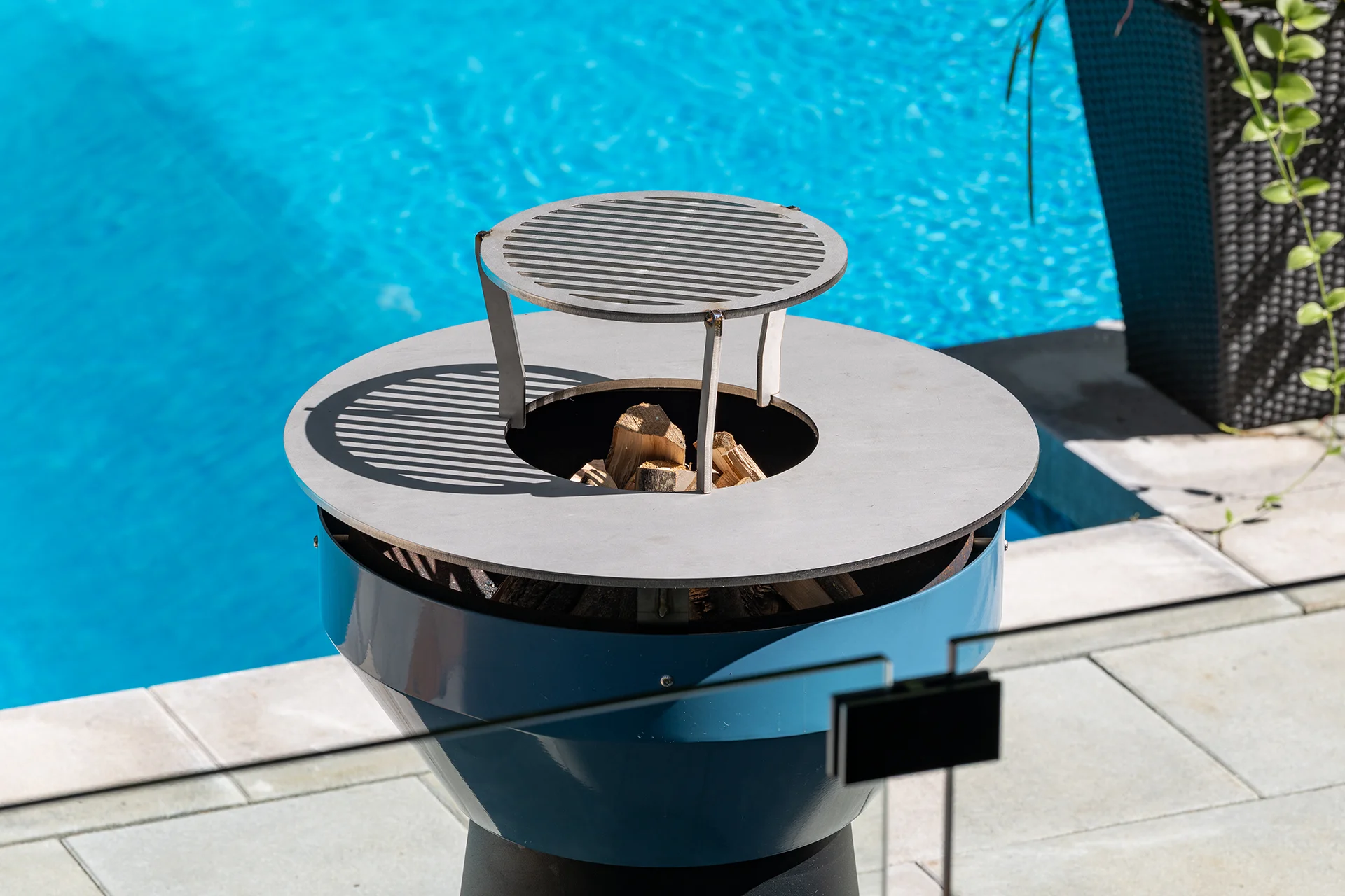 Brasero extérieur Aro Brasero avec grille de cuisson